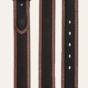 ARIAT MEN'S DIESEL BROWN CLASSIC LEATHER WESTERN BELT